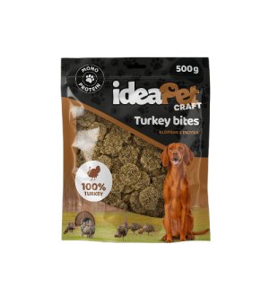 ideaPet Craft Turkey Bites - klopsiki z indyka 500g