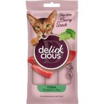 ideaPet Delickcious kremowe przysmaki dla kotów Tuńczyk z Aloesem 4x15g KRÓTKI TERMIN: 30.07.2026