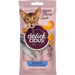 ideaPet Delickcious kremowe przysmaki dla kotów Sardynki z Dynią 4x 15g