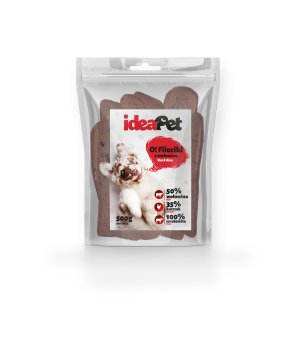 ideaPet Fileciki z Wołowiną 500g