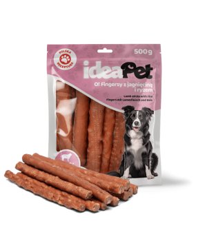 ideaPet Fingersy z Jagnięciną i Ryżem 500g