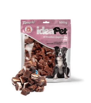 ideaPet Kostka z Jagnięciną i Rybą 500g