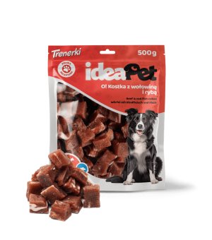 ideaPet Kostka z Wołowiną i Rybą 500g