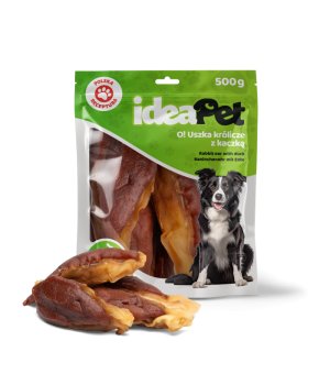 ideaPet Ucho Królicze z Kaczką 500g