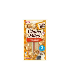 INABA Cat Churu Bites przysmak dla kota kurczak z kurczakiem 3x10g ( TERMIN:09.08.2024)