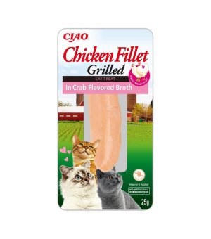 INABA Cat Churu filet z kurczaka w bulionie z kraba 25g