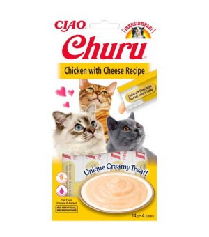 INABA Cat Churu krem kurczak z serem 4x14g