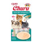 INABA Cat Churu krem kurczak z krabem 4x14g termin 07.06.2024