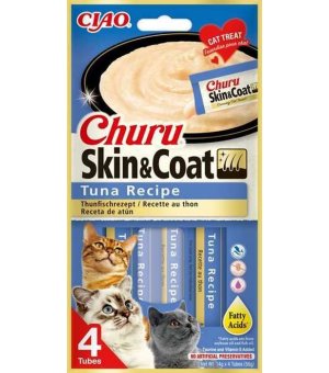 INABA Cat Churu skin&coat tuńczyk 4x14g