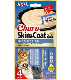 INABA Cat Churu skin&coat tuńczyk 4x14g