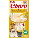 INABA Cat Churu tuńczyk z serem 4x14g