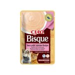 INABA Cat Ciao Bisque tuna and salmon - kremowa zupa z tuńczykiem i łososiem 40g 