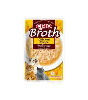 INABA Cat Ciao Broth chicken - kurczak w rosole z kurczaka 40g