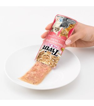 Inaba Cat Twin Formuła z tuńczykiem i kurczakiem w bulionie z tuńczyka 2x40g