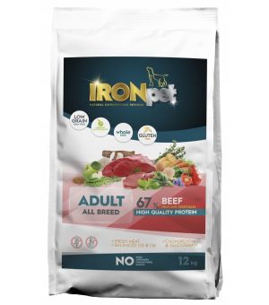 IRONpet BEEF All Breed Adult Wołowina 2x 12kg taniej