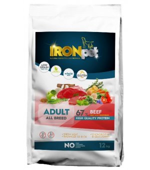 IRONpet BEEF All Breed Adult Wołowina 12kg
