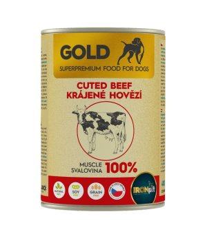 IRONpet Gold Beef dla psa 100% mięso wołowe 400g
