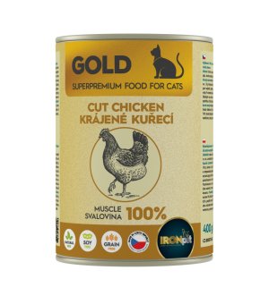 IRONpet Gold Chicken dla kota 100% mięso z kurczaka 400g