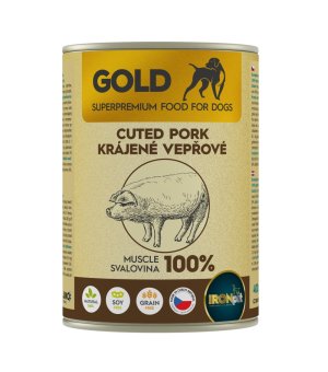 IRONpet Gold Pork dla psa 100% mięso wieprzowe 400g