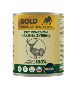 IRONpet Gold Venison dla psa 100% mięso z dziczyzny 800g