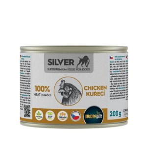 IRONpet SILVER Dog mokra karma dla psa - Kurczak 200g