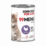  John Dog karma mokra dla kociąt 99 Menu Indyk 400g