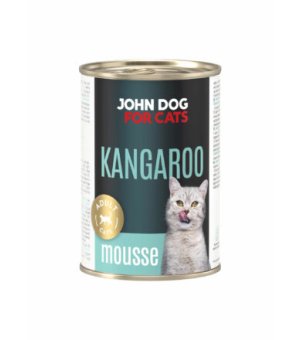 John Dog karma mokra dla kotów dorosłych MUS Kangur 400g