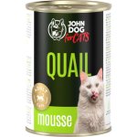 John Dog karma mokra dla kotów dorosłych MUS Przepiórka 400g