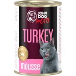 John Dog karma mokra dla kotów dorosłych MUS Indyk 400g
