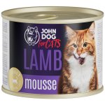 John Dog karma mokra dla kotów dorosłych MUS Jagnięcina 200g