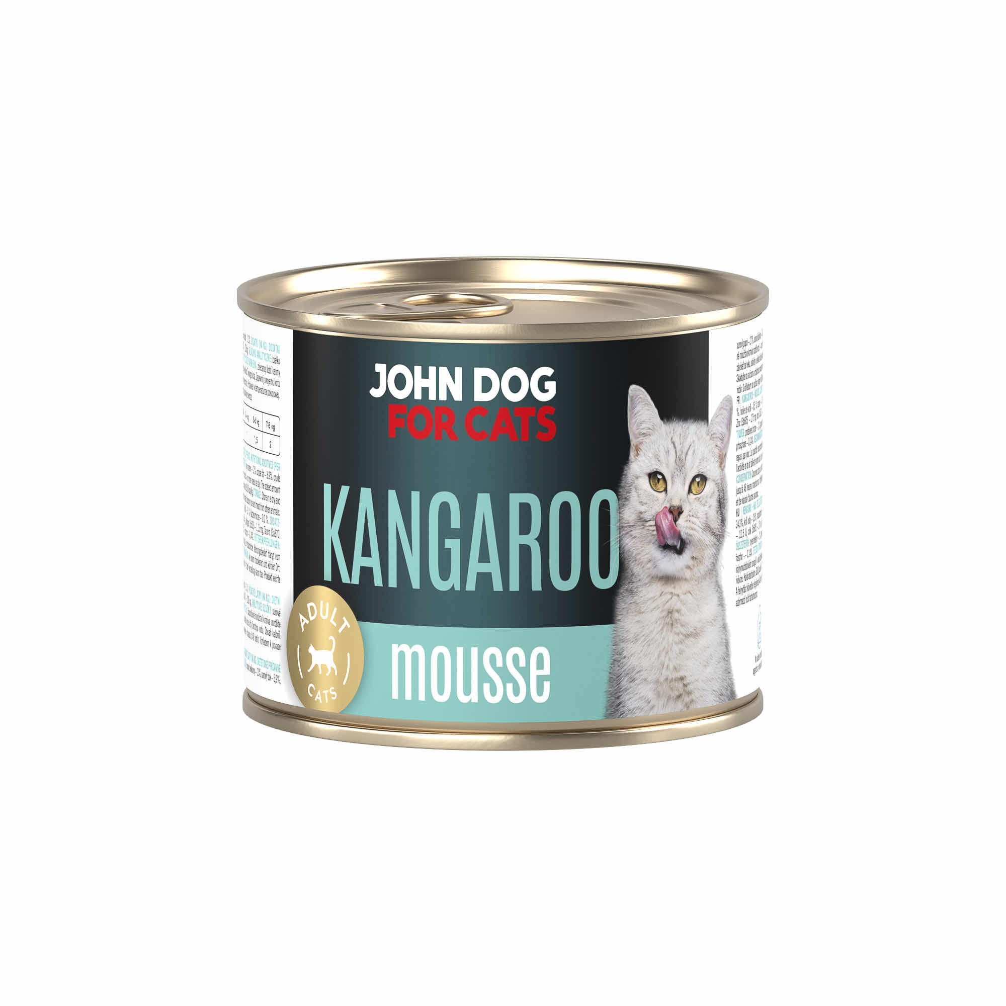 John Dog karma mokra dla kotów dorosłych MUS Kangur 200g