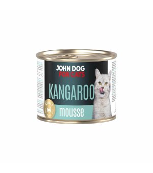 John Dog karma mokra dla kotów dorosłych MUS Kangur 200g