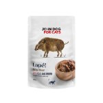 John Dog karma mokra dla kotów Lape Monobiałkowa Dzik 100g 