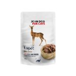 John Dog karma mokra dla kotów Lape Monobiałkowa Sarna 100g 