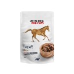 John Dog karma mokra dla kotów Lape Monobiałkowa Konina 100g 