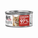 John Dog karma mokra dla kotów Filety Kurczak z Wołowiną 70g