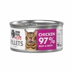 John Dog karma mokra dla kotów Filety Kurczak 70g