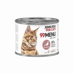 John Dog karma mokra dla kotów dorosłych 99 Menu Bażant 200g