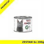 John Dog karma mokra dla kotów dorosłych 99 Menu Królik ZESTAW 6x 200g