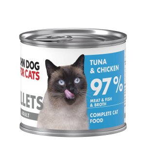 John Dog karma mokra dla kotów Filety Tuńczyk i Kurczak 140g