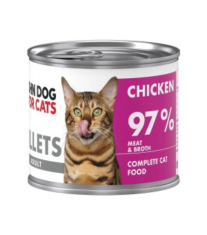 John Dog karma mokra dla kotów Filety Kurczak 140g