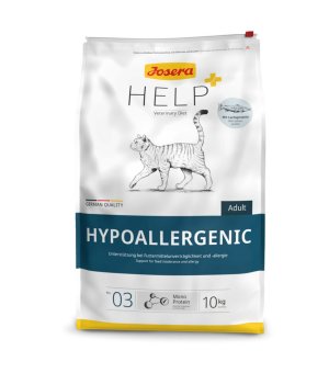 Josera Help Cat Hypoallergenic sucha karma weterynaryjna na alergie pokarmowe dla kota 10kg