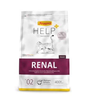 Josera Help Cat Renal sucha karma weterynaryjna na choroby nerek dla kota 400g