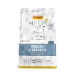 Josera Help Cat Weight & Diabetic sucha karma weterynaryjna na nadwagę i cukrzycę dla kota 400g