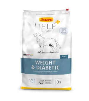 Josera Help Dog Weight & Diabetic sucha karma weterynaryjna na nadwagę i cukrzycę dla psa 10kg