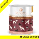 6x 850g - Kaczka z marchewką - Perro - karma mokra dla psów dorosłych - zestaw