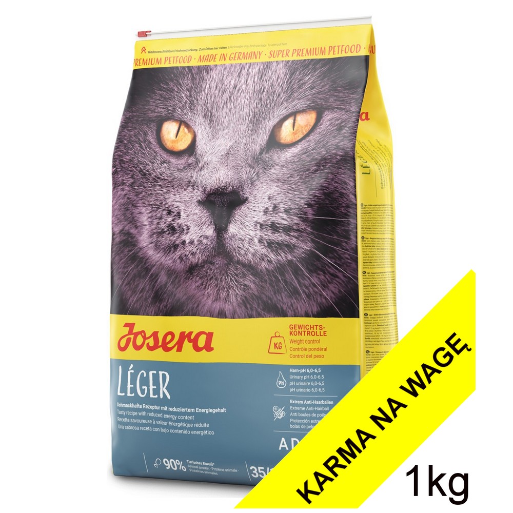 Karma dla kota Josera Leger 1kg - na wagę - dla kotów po sterylizacji