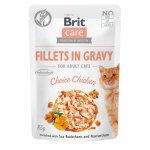 Karma mokra dla dorosłych kotów  Brit Care Cat FG Adult Choice Chicken in gravy 85g