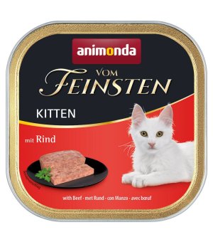 Karma mokra dla kota Animonda Cat Vom Feinsten Kitten WOŁOWINA - 100g
