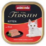 Karma mokra dla kota Animonda Cat Vom Feinsten Kitten WOŁOWINA - 100g